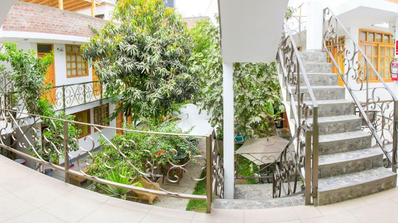 El Huerto Hostel Ica Exterior foto