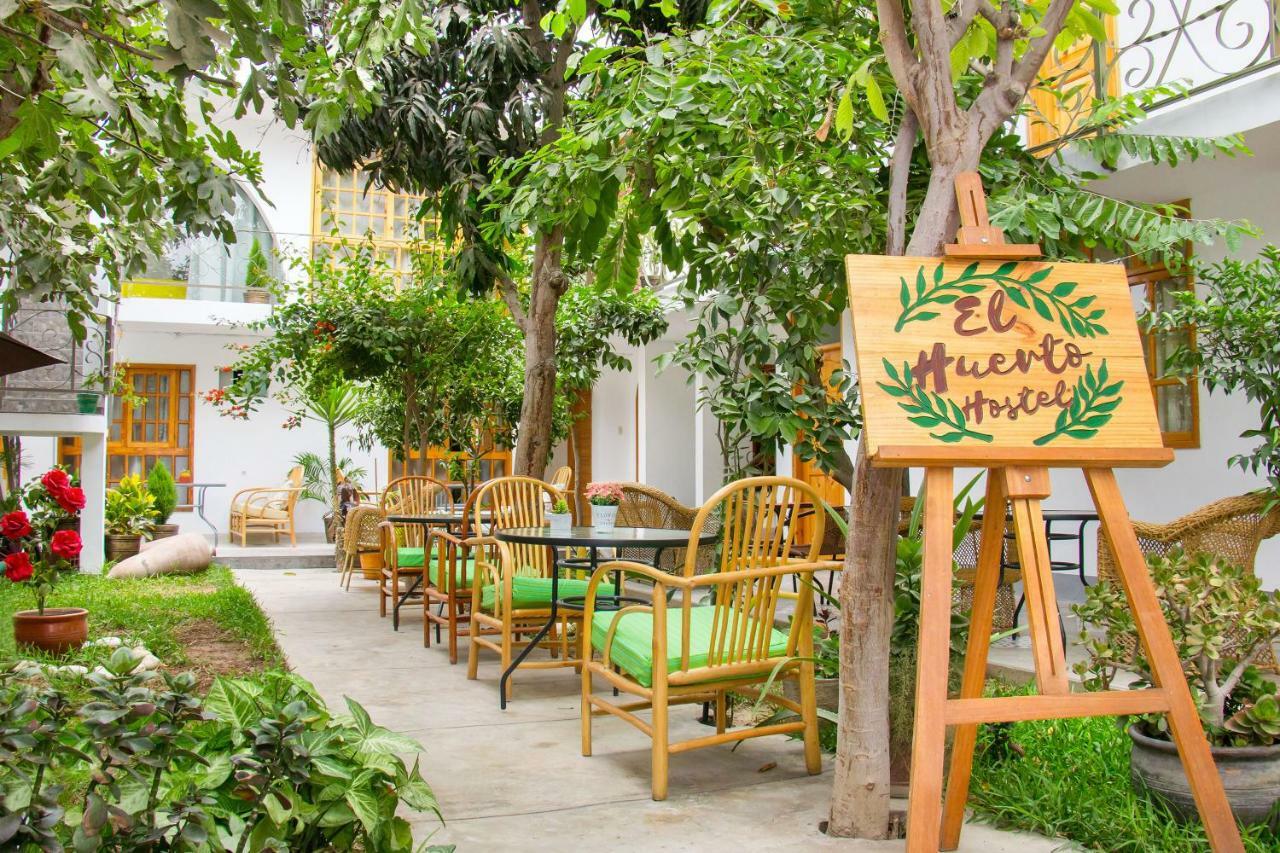 El Huerto Hostel Ica Exterior foto